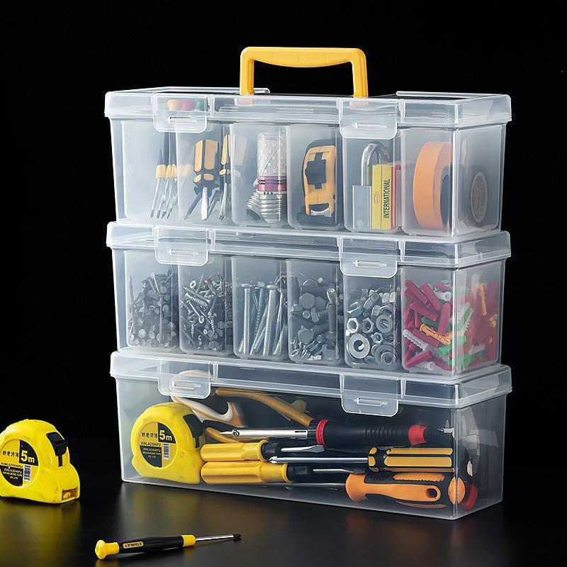 Furniture Hardware Supply - SUSU Handheld Toolbox Portable Large Capacity