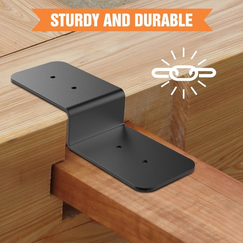 Z. A. Furniture - Z-Type Steel Bracket,Duty Double Angle Groove