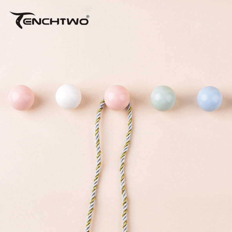 Round Ceramic Hook Clothes Han - Furniture Hardware Products avaliação e preço