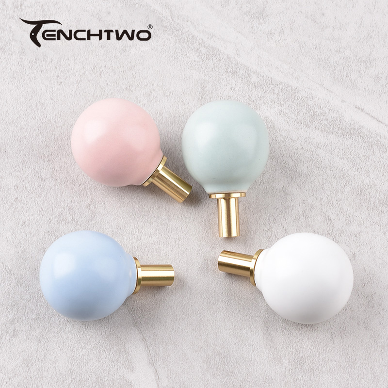 Round Ceramic Hook Clothes Han - Furniture Hardware Products avaliação e preço