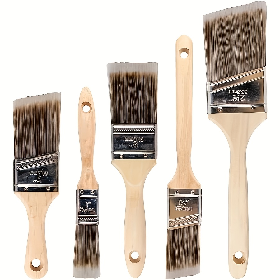 5Pcs High Quality Paint Brush  - Furniture Hardware Wood avaliação e preço