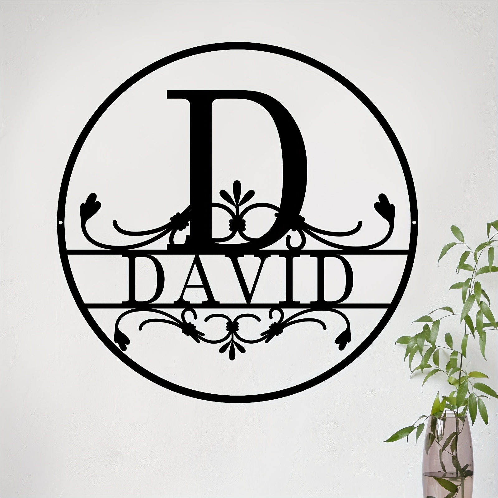 Custom Metal House Sign with P - Z. A. Furniture avaliação e preço