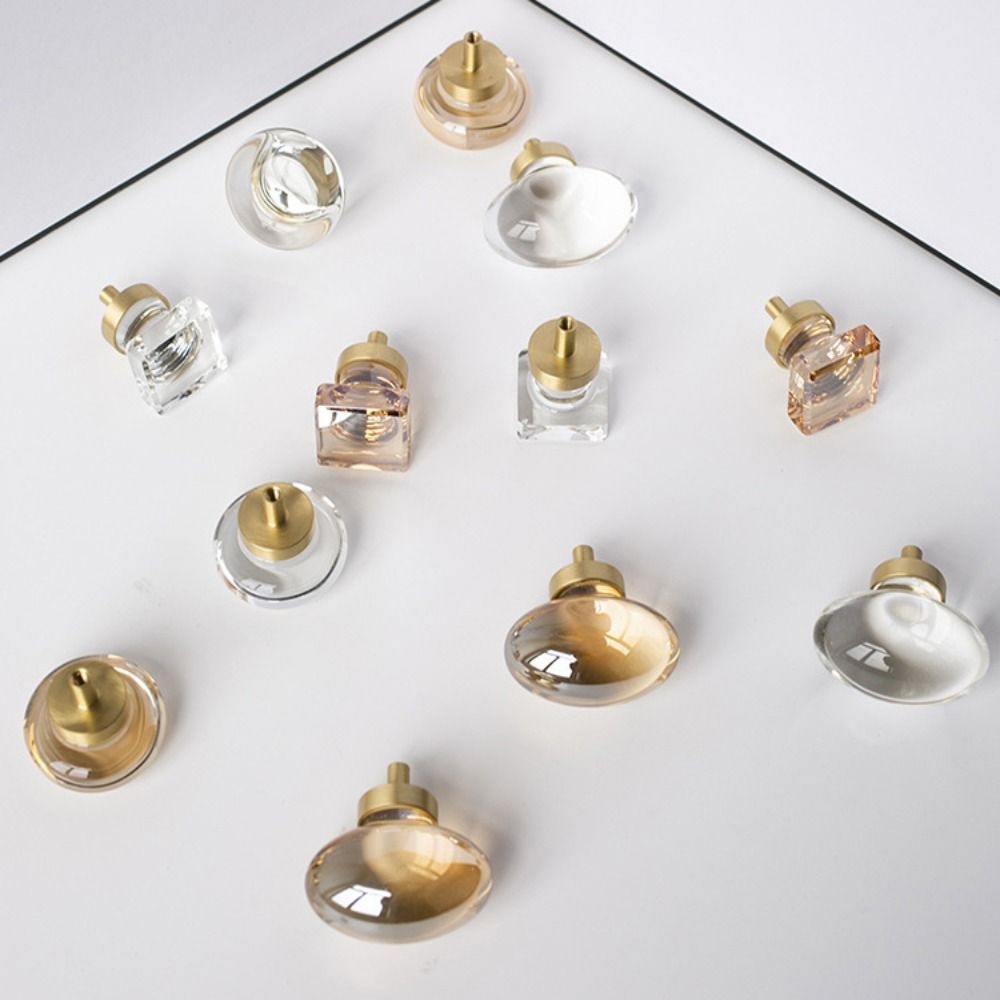 Crystal Glass Furniture Handle - Furniture Hardware Wood avaliação e preço
