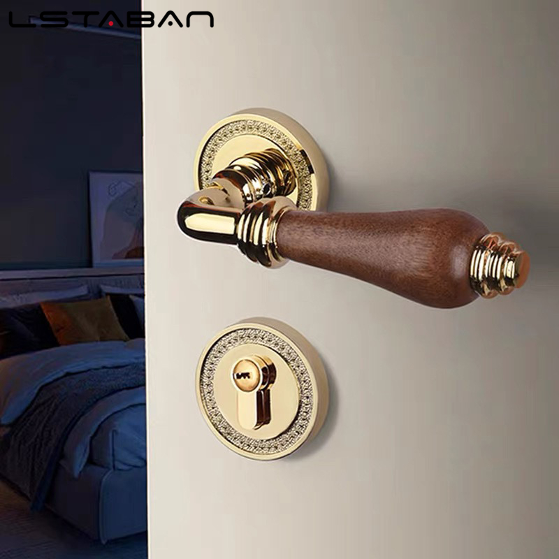 Euro Walnut Wood Handle Door L - Furniture Hardware Wood avaliação e preço