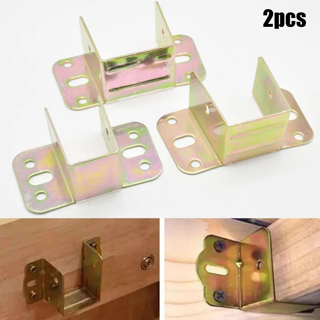 2pcs U Shaped Metal Bed Bracke - Furniture Hardware Supply avaliação e preço