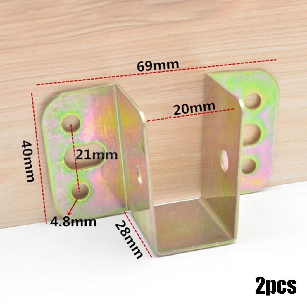 2pcs U Shaped Metal Bed Bracke - Furniture Hardware Supply avaliação e preço