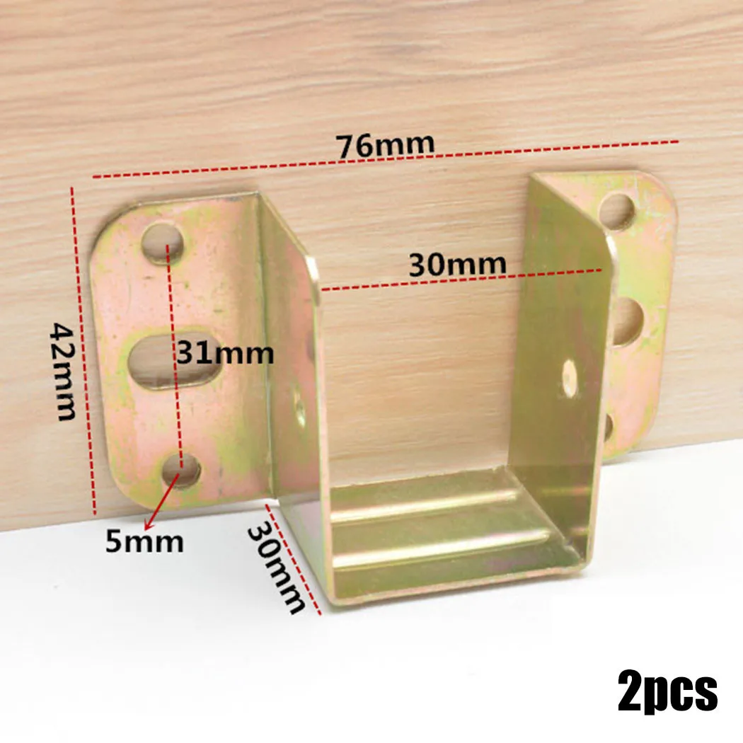 2pcs U Shaped Metal Bed Bracke - Furniture Hardware Supply avaliação e preço