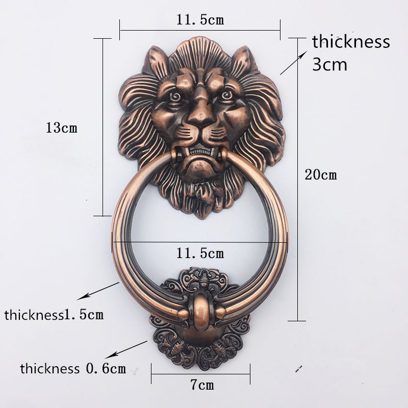 Antique Bronze Lion Head Handl - Furniture Hardware Supply avaliação e preço