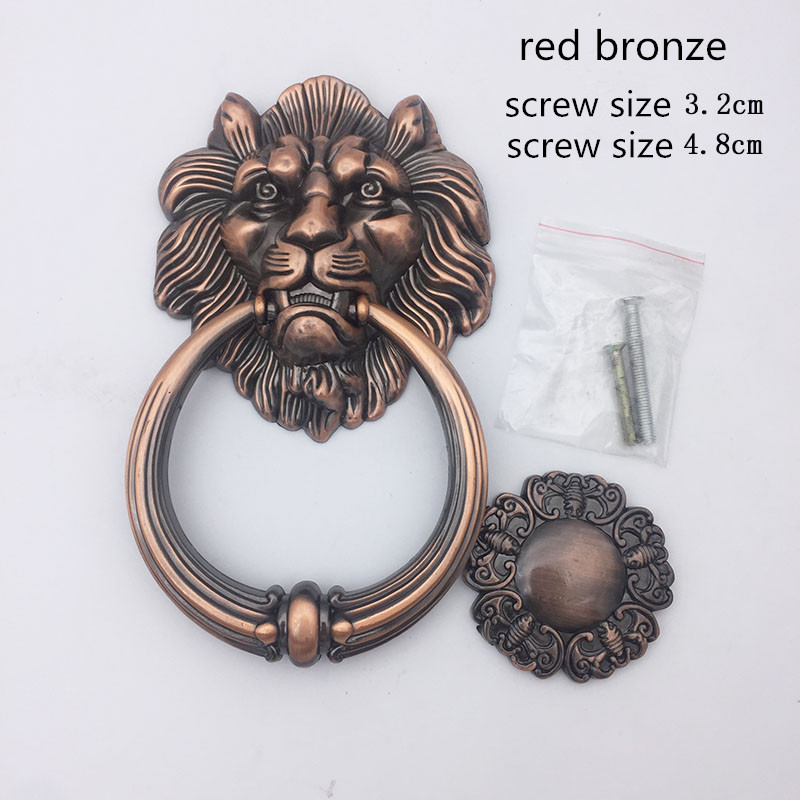 Antique Bronze Lion Head Handl - Furniture Hardware Supply avaliação e preço
