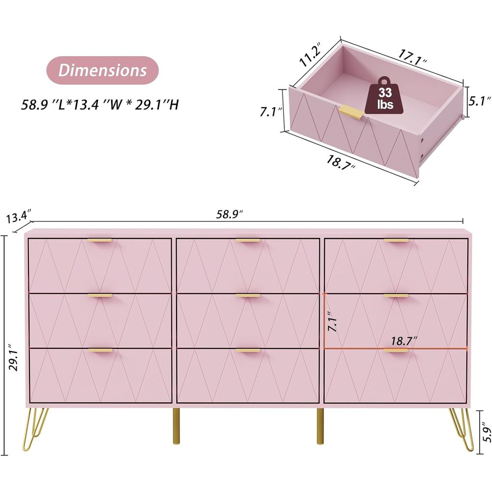 Bedroom Set with Gold Hardware - Furniture Hardware Wood avaliação e preço