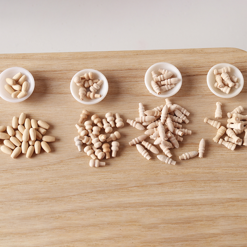 10Pcs 1:12 Dollhouse Miniature - Furniture Hardware Wood avaliação e preço