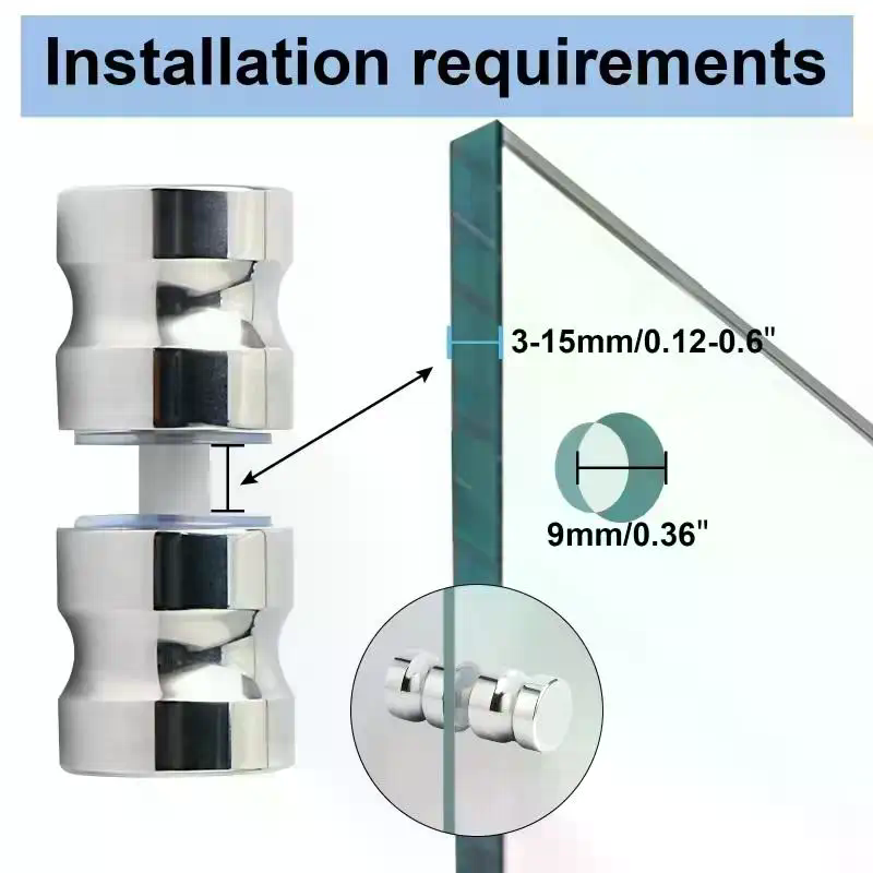 Stylish Shower Glass Door Hand - Furniture Hardware Supply avaliação e preço