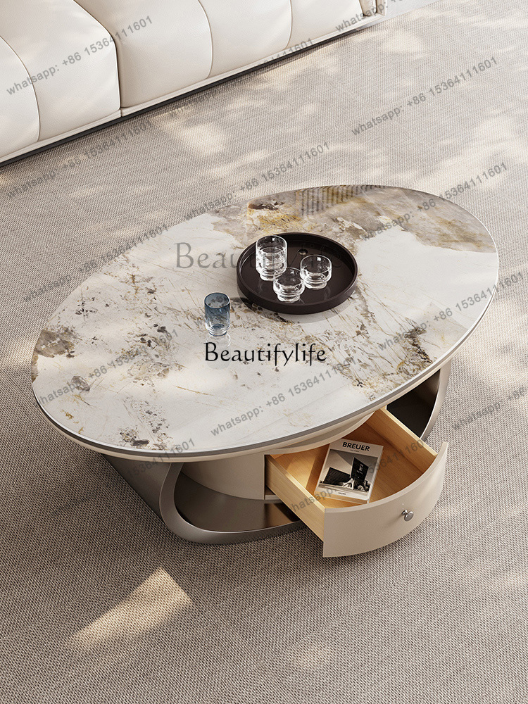 z.Light luxury rock slab oval  - Z. A. Furniture avaliação e preço