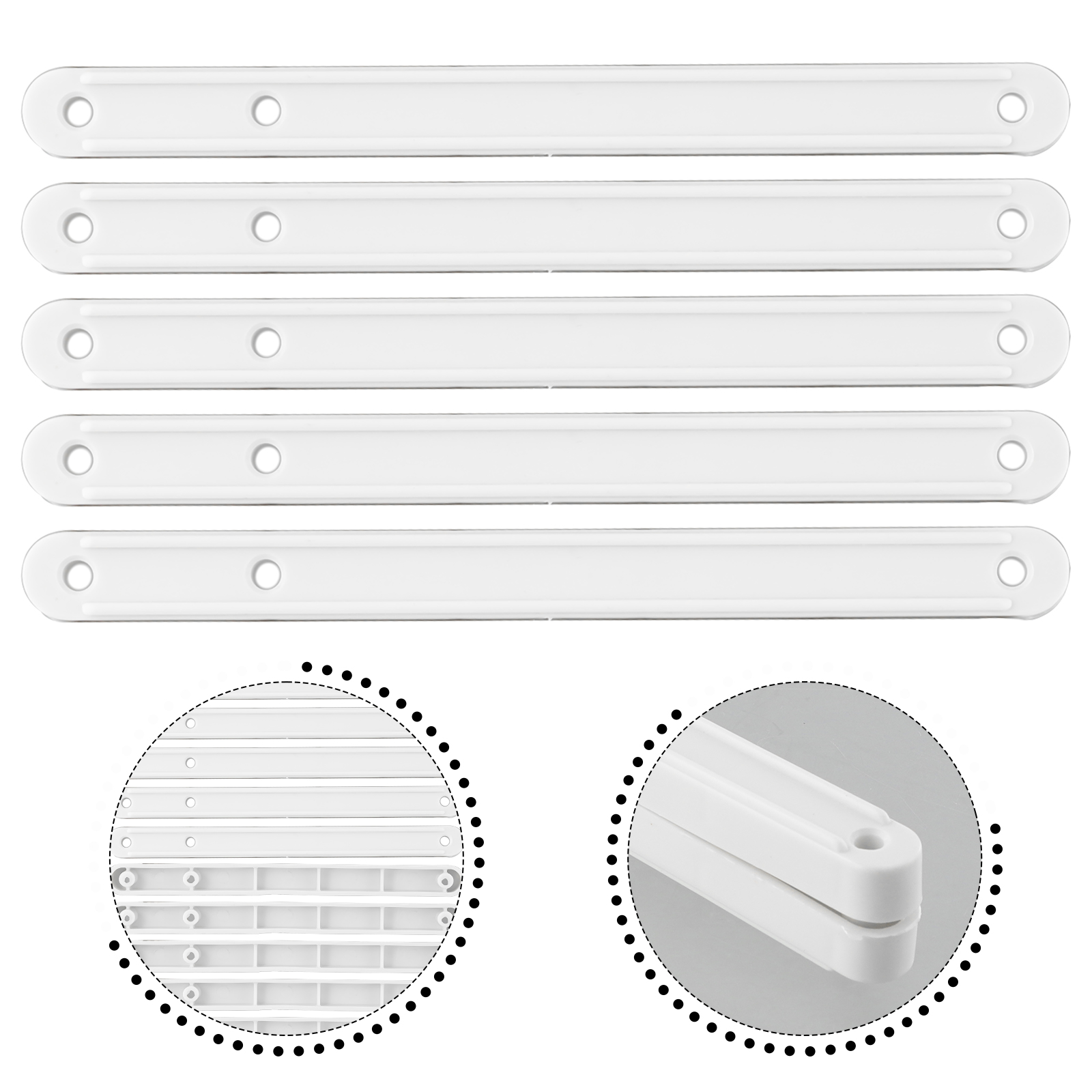 10pcs Draw Rail Plastic Drawer - Furniture Hardware Replacement avaliação e preço