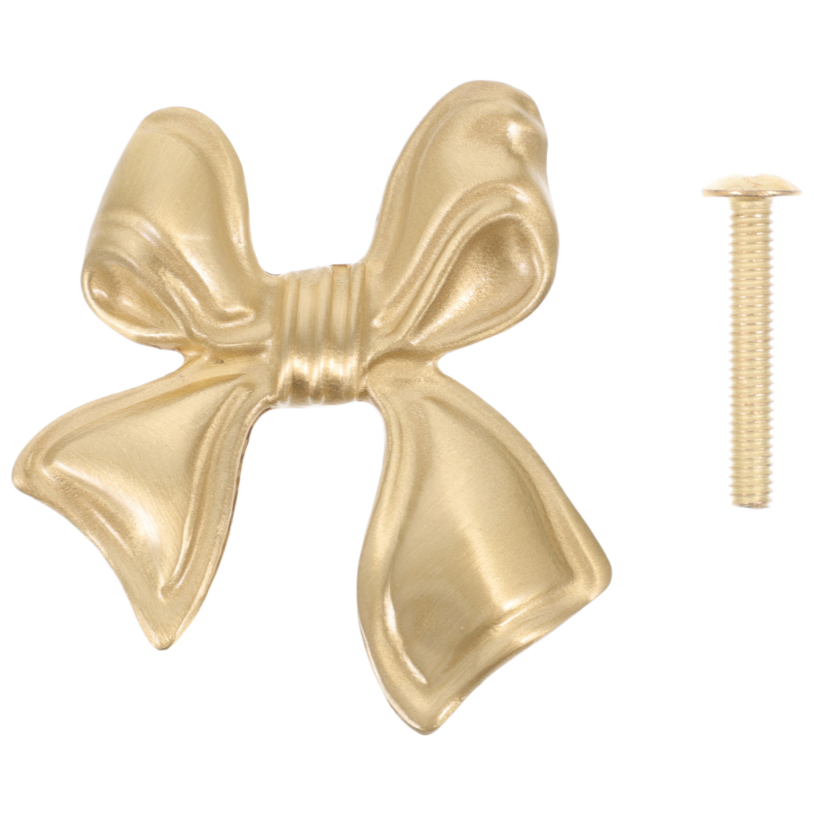 Brass Bow Drawer Pull Single H - Furniture Hardware Replacement avaliação e preço