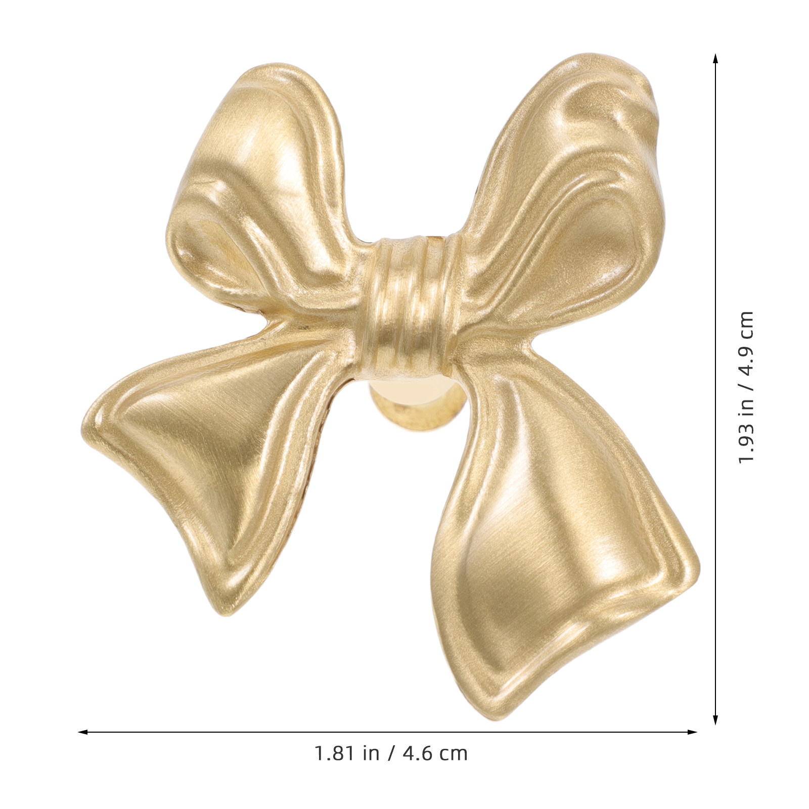 Brass Bow Drawer Pull Single H - Furniture Hardware Replacement avaliação e preço