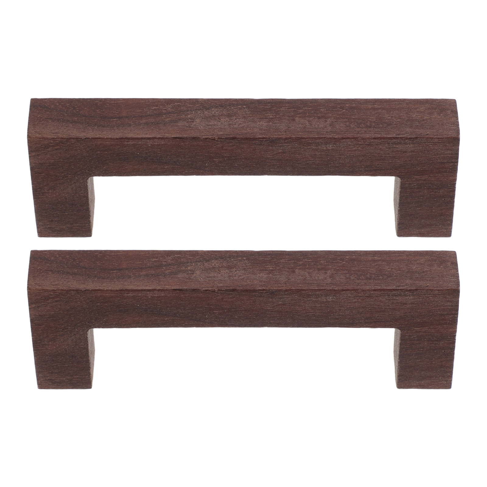 2Pcs Walnut Wood Cabinet Pull  - Furniture Hardware Replacement avaliação e preço