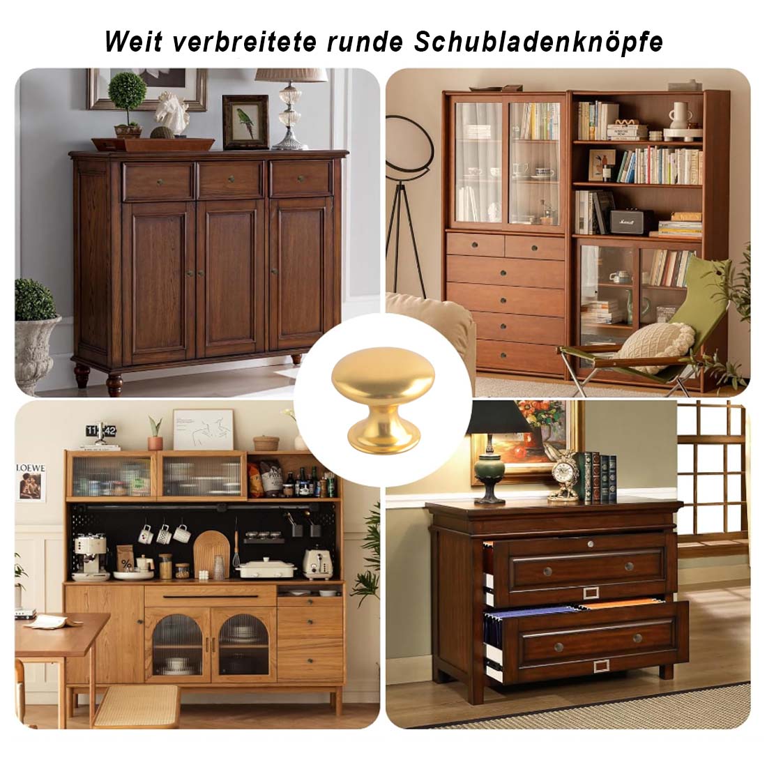 5PCS Aluminum  Kitchen Cupboar - Furniture Hardware Wood avaliação e preço