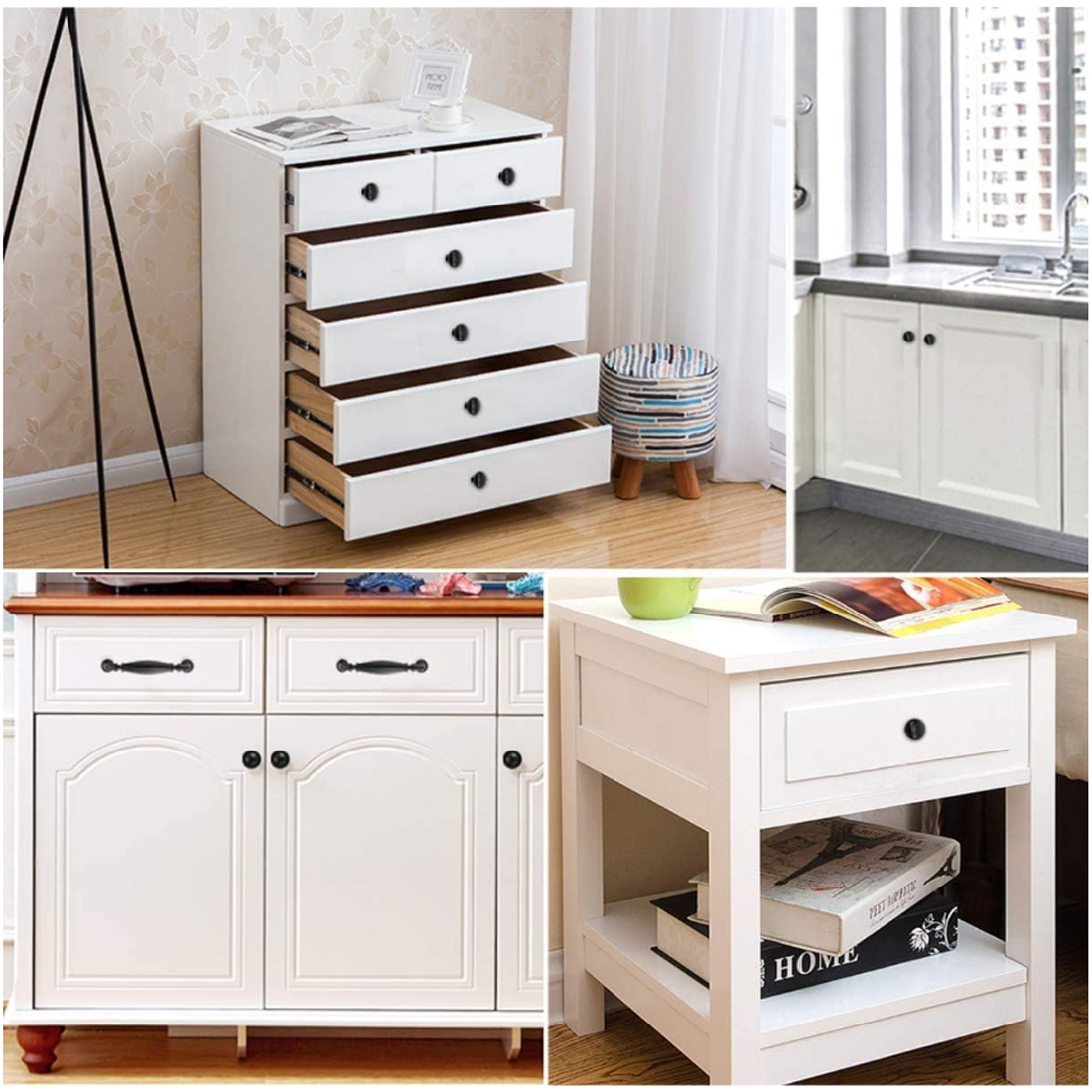 5PCS Aluminum  Kitchen Cupboar - Furniture Hardware Wood avaliação e preço