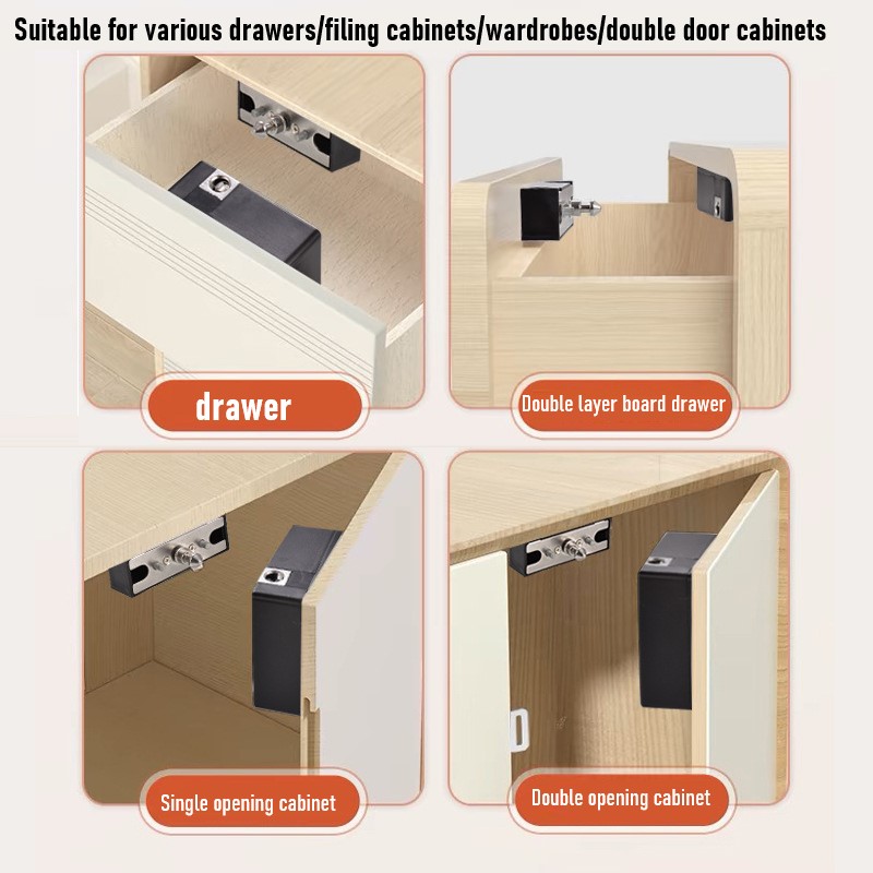 Tuya Smart Cabinet Door Lock K - Furniture Hardware Wood avaliação e preço
