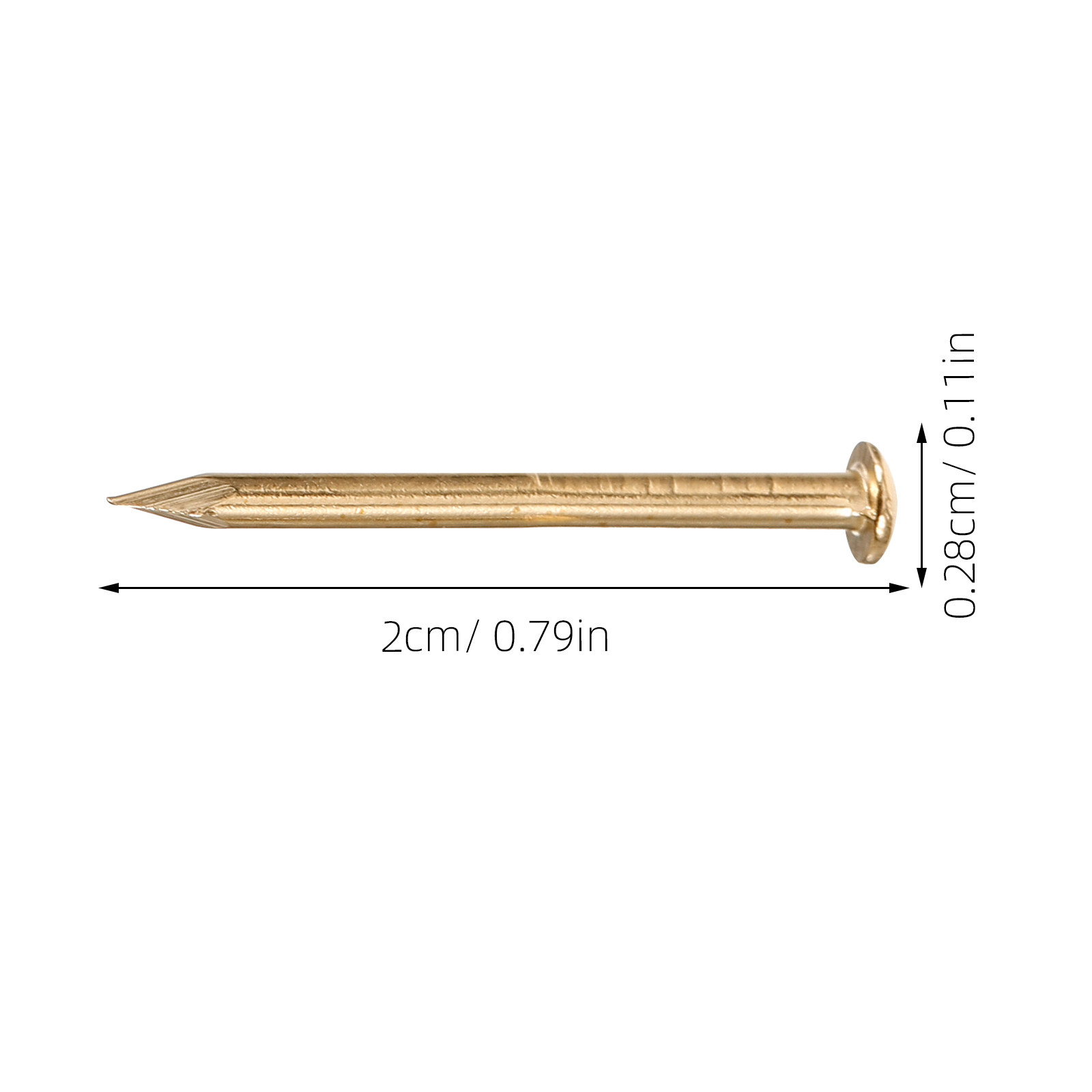200Pcs 8Mm Brass Furniture Tac - Furniture Upholstery Hardware avaliação e preço